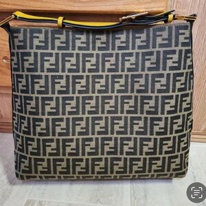 Fendi Brown Monogram Canvas Bag